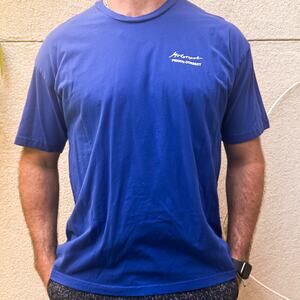 3 FOR $50! 🎁 PERIOD CORRECT Motorsport Calder Blue Crew T-Shirt Sz. XL